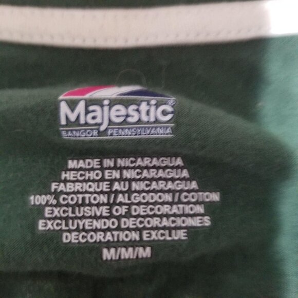 Green Bay Packers Majestic Womens V-Neck T-Shirt With Matthews #52 & Logo Graphi - Picture 3 of 3